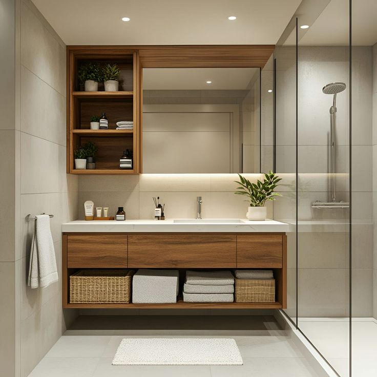 spatial efficiency bathroom